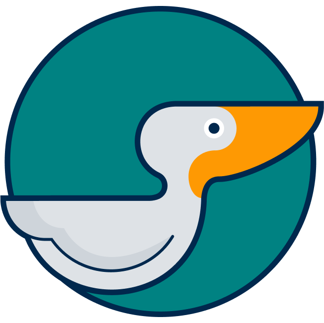 Pelican Design System logo.